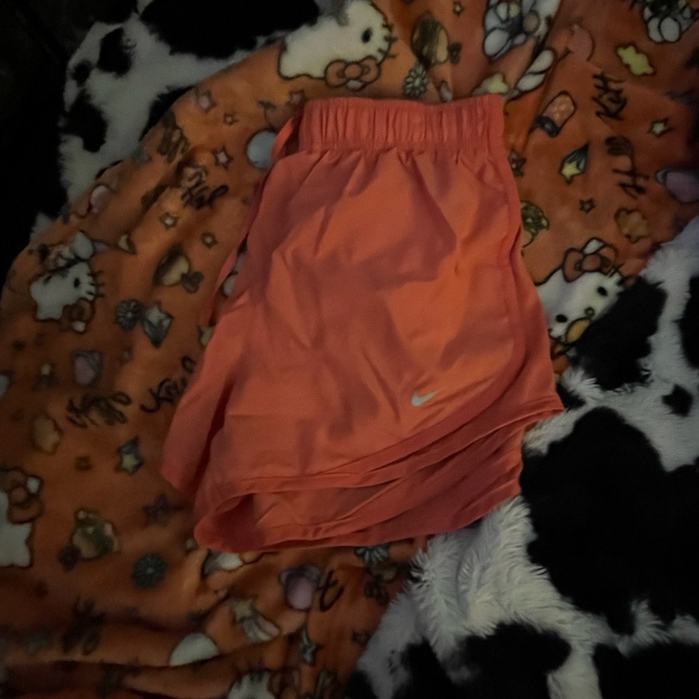 Nike Orange Athletic Shorts